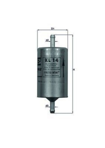 Mahle fuel filter for - , opel