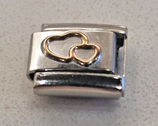 Gold Double Heart Italian