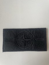 2011 Stone Island GHOST PROJECT ALL BLACK Monochromatic Line Badge - RARE GHOST