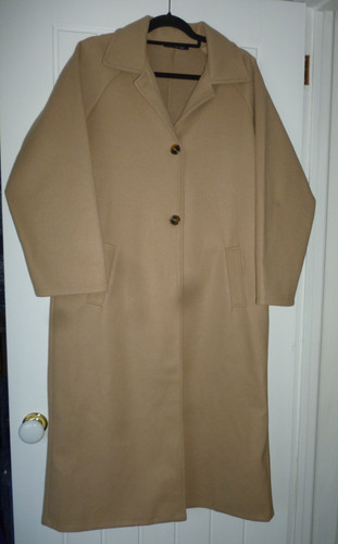 Boohoo camel coat size 14 - ,