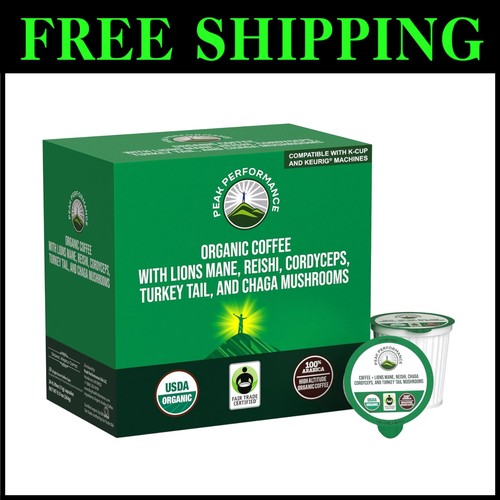 Organic mushroom coffee pods - mushroom,