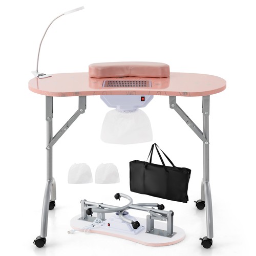 Portable nail table - nail, dust