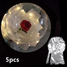 5Pack 30" Clear BOBO Balloons