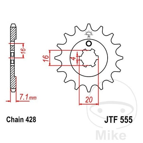 Sprocket for kawasaki - kawasaki, 85