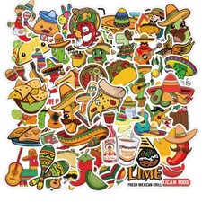 Mexican Style Food Stickers 
