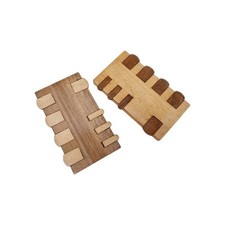 2 Vintage Wooden Whist Marker