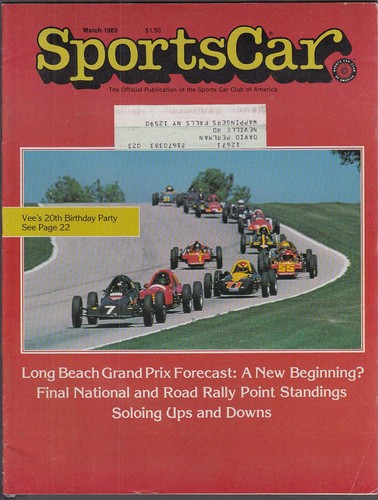 Scca sports car - scca, vee