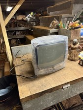 Retro Gaming RCA SDTV Clear Transparent Prison Jail Television TV CRT J13804CL