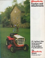 Simplicity Tractors &
