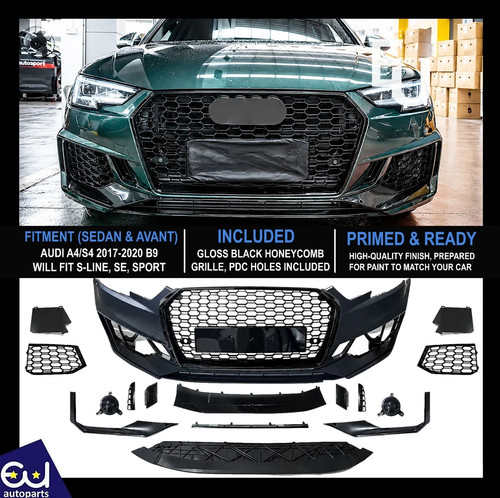 Rs4 conversion front - front, bumper