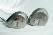 Wilson 1200 Driver and 5 Wood / Steel Shafts