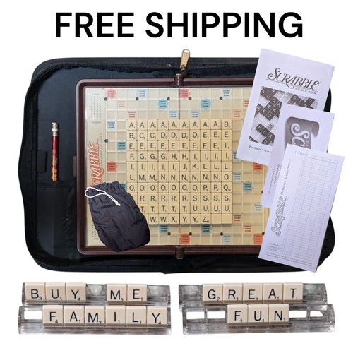 Scrabble deluxe travel edition - deluxe,