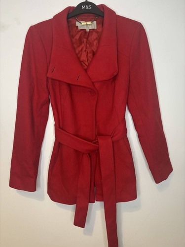 Hobbs london red belted - red,