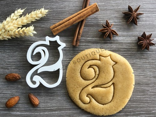 Number two crown - 2, cookie