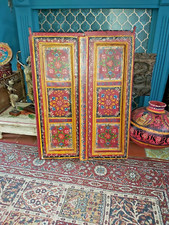 A PAIR OF VINTAGE WOODEN