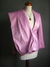 Girls M&S TROUSERS SUIT 11 years pink satin outfit xmas wedding dress