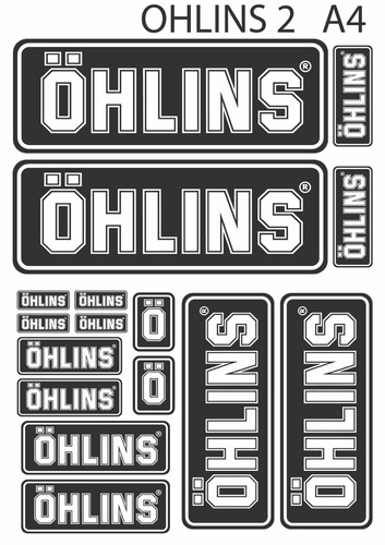 Ohlins logos sponsors stickers - sponsors,