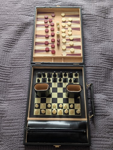 Vintage magnetic chess - chess, &