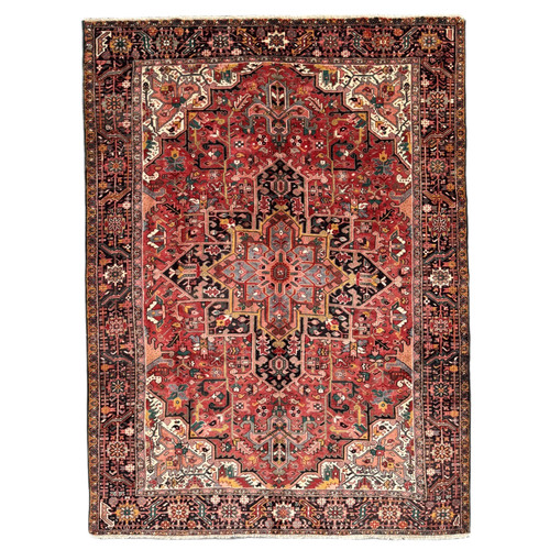 Vintage heriz carpet hand made - hand,