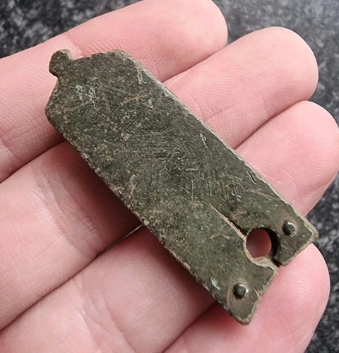 Medieval strap end metal - medieval,