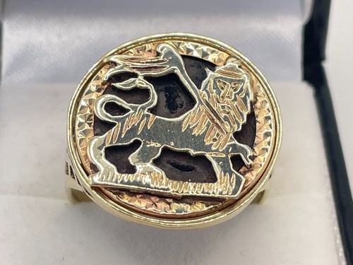 9ct gold hallmarked onyx - 9ct,
