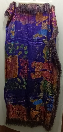 Antique vintage silk - antique, piano