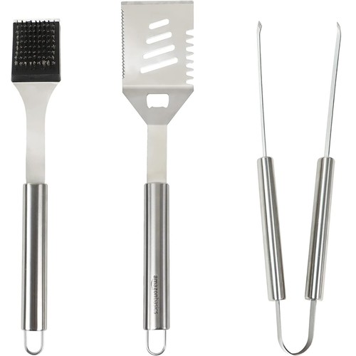 Bbq tool set stainless steel - bbq,