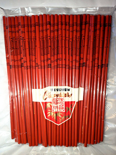 100x wooden chopsticks - wooden,