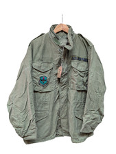 Genuine 1985 USAF/Army Issue Olive Green 107 M65 Combat Jacket Medium/Reg #642