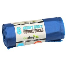6 Rubble Sacks Heavy Duty