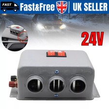 24V 800W Electric Car Heater Heating Fan Defogger Defroster Demister 3 Hole UK