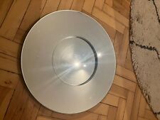 Round Metal Wall Mirror Silver Frame Modern Home Decor Large 