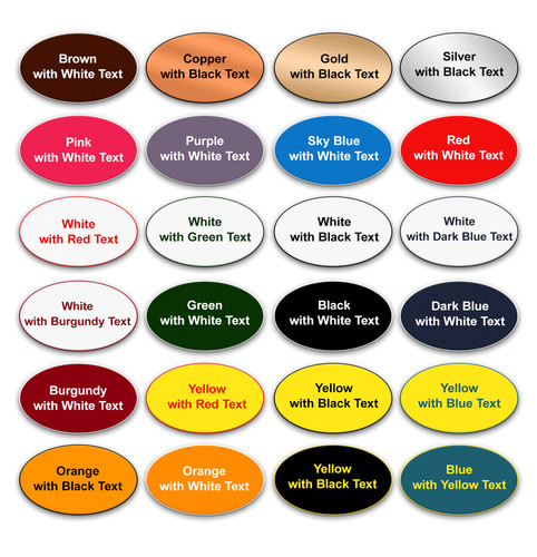 Pin oval company - staff, name