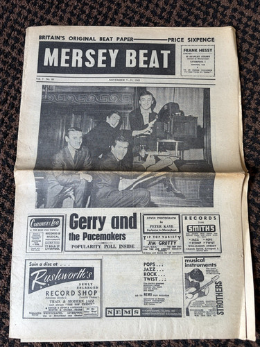 Original mersey beat newspaper - original,