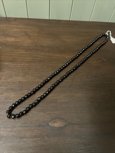 Antique victorian faceted - faceted, jet