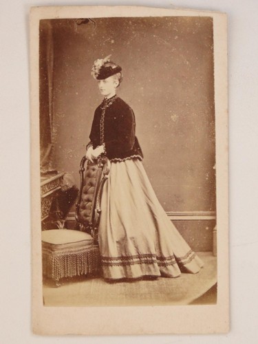 Woman feathered hat victorian - woman,