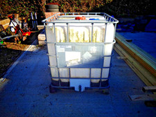 IBC 1000 litre Plastic Water Container Tank - With Tap Fitting