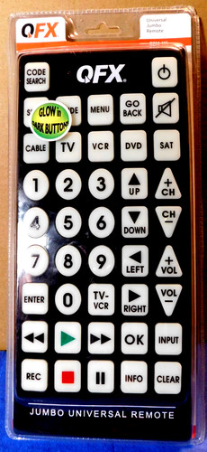 Qfx universal jumbo remote - qfx~universal,