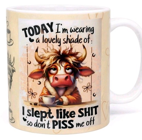 Highland cow coffee mug funny - highland,