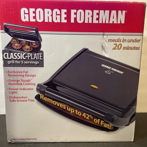 George foreman classic plate - george, classic-plate