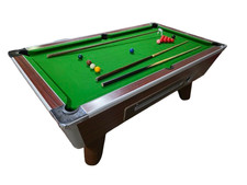 Supreme Slate Bed Pool Table 7ft x 4ft with 3 Sets of Balls/Rest/Cue & Triangle