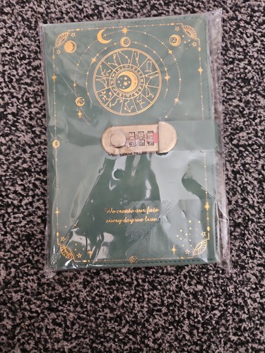 Lockable diary green brand - green, new