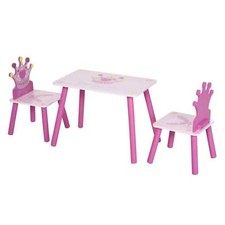 Qaba Kids Table and 2 Chairs
