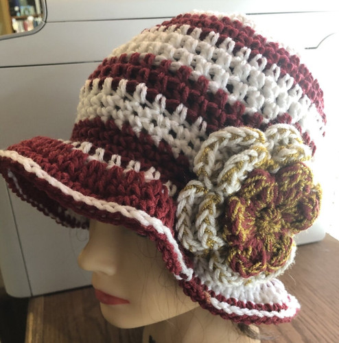 Burgundy white fall winter - ,