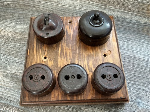 Bakelite sockets and - bakelite,