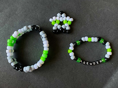 Agender kandi bundle - , !!