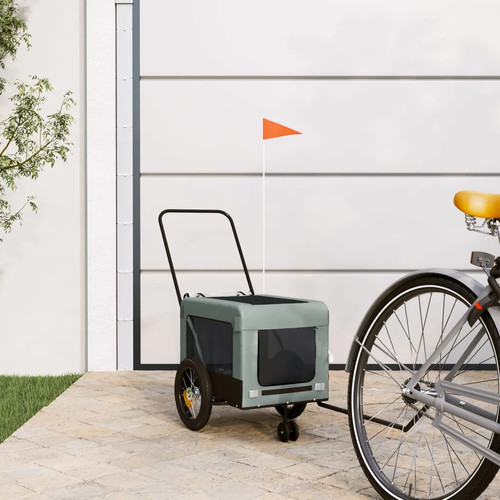 Walplus pet bike trailer grey - trailer,