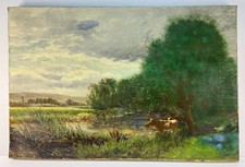 Antique Victorian Original Oil