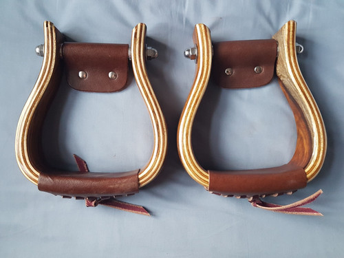 Flat bottom wooden horse - wooden,