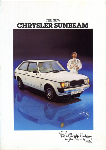 Chrysler sunbeam s - chrysler, gl